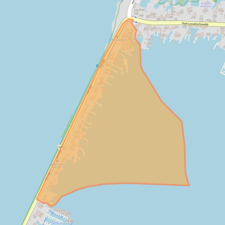 Kaart van postcodegebied 1231PB.