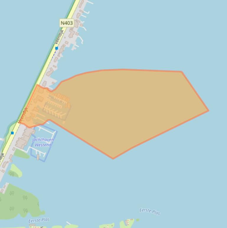 Kaart van postcodegebied 1231PC.