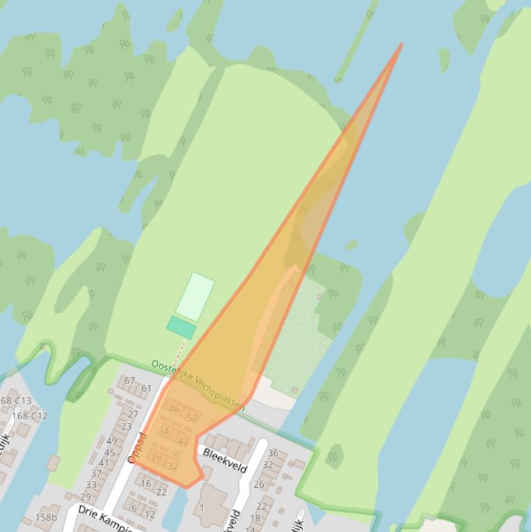 Kaart van postcodegebied 1231PJ.