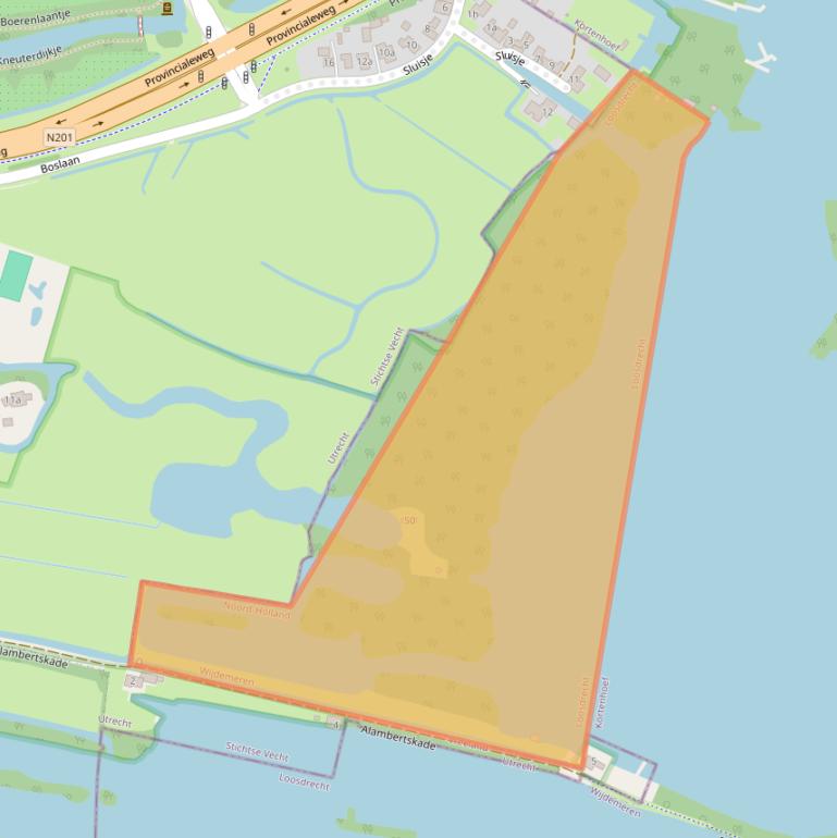 Kaart van postcodegebied 1231PV.