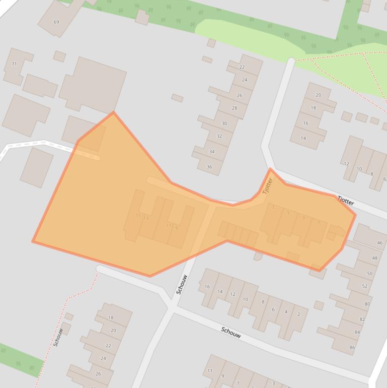 Kaart van postcodegebied 1231SJ.