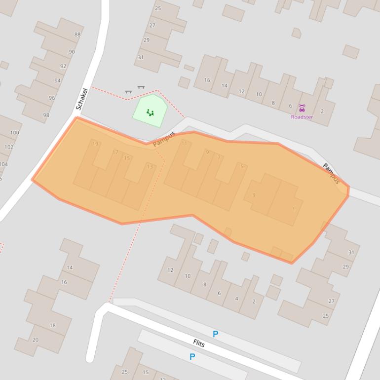 Kaart van postcodegebied 1231SP.