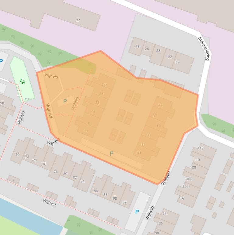 Kaart van postcodegebied 1231TL.