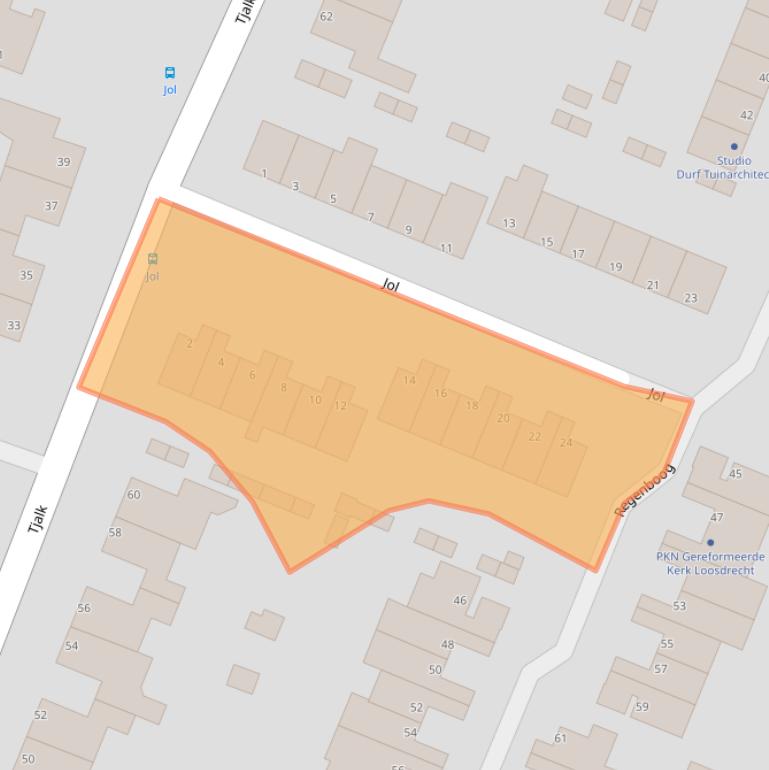 Kaart van postcodegebied 1231TS.