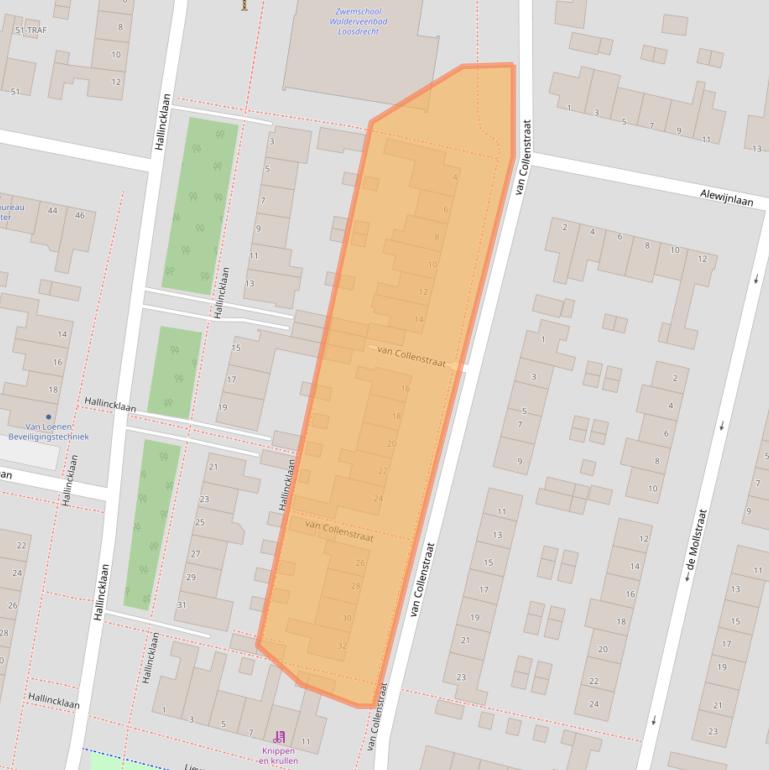 Kaart van postcodegebied 1231VS.