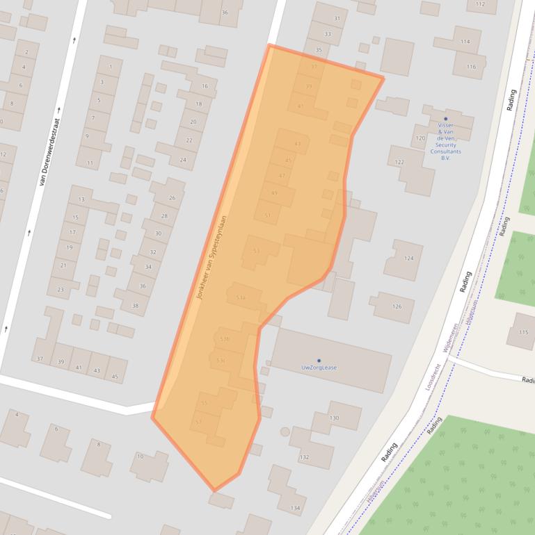 Kaart van postcodegebied 1231XM.