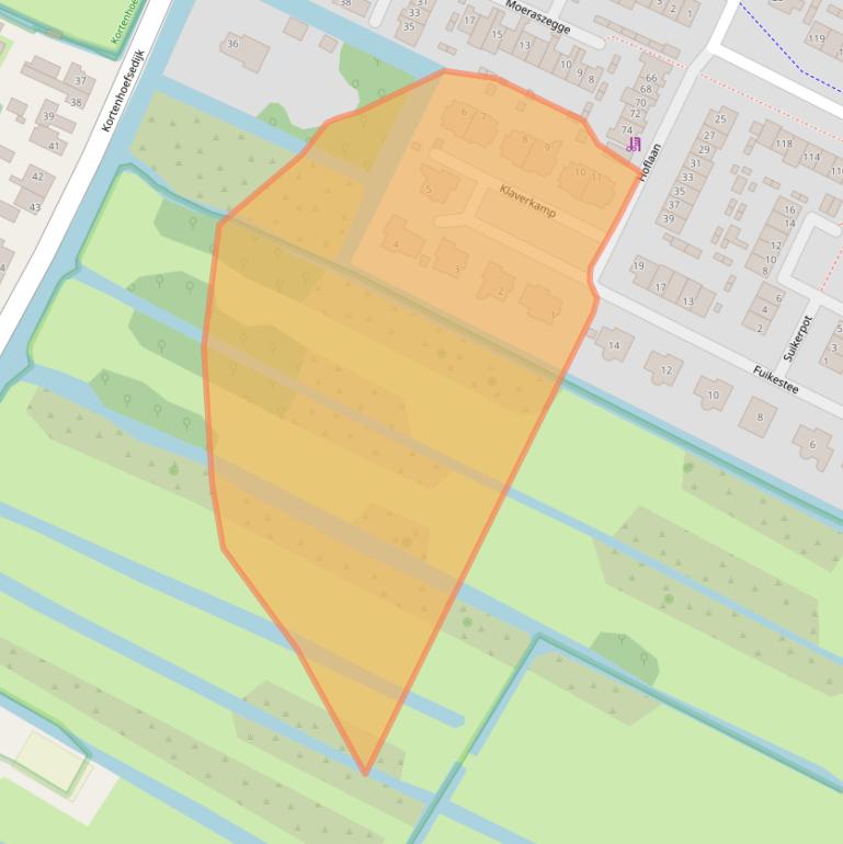 Kaart van postcodegebied 1241HX.