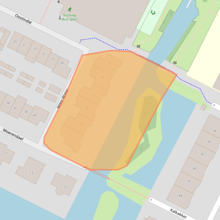 Kaart van postcodegebied 1241JA.