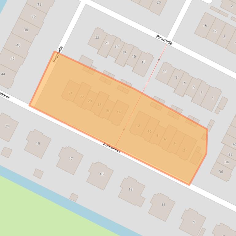 Kaart van postcodegebied 1241JE.