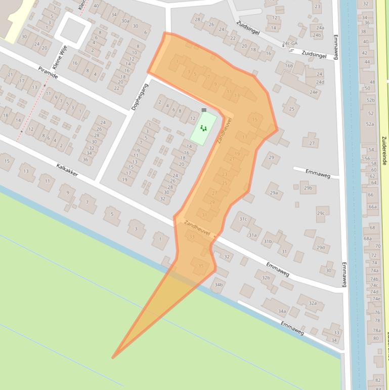 Kaart van postcodegebied 1241JN.