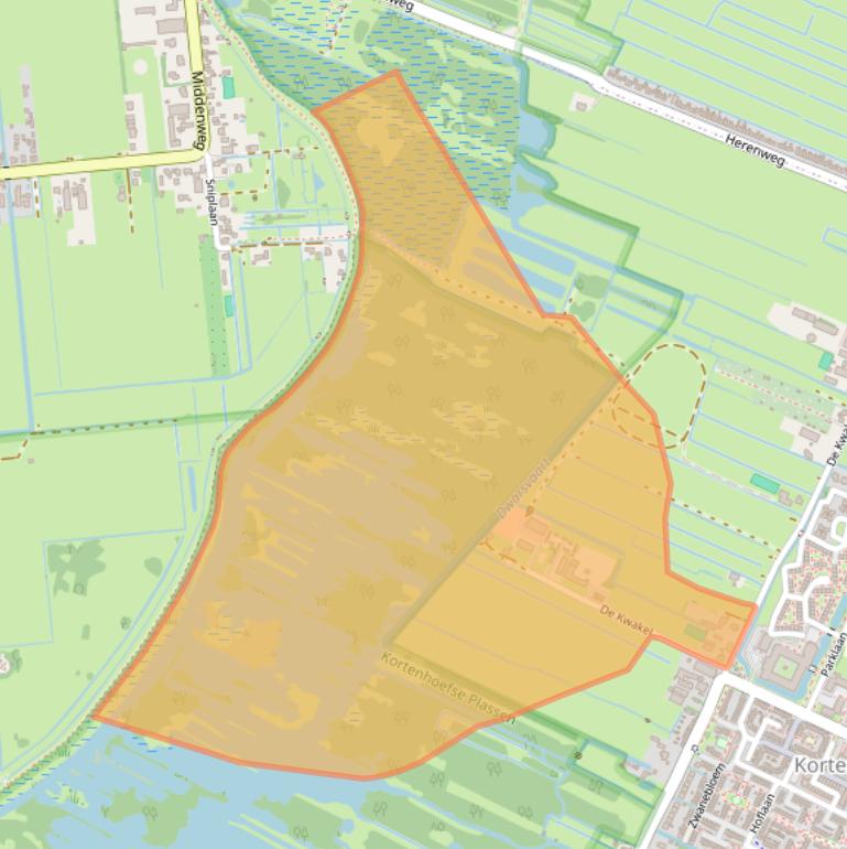 Kaart van postcodegebied 1241LD.