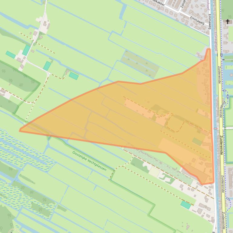 Kaart van postcodegebied 1241LH.