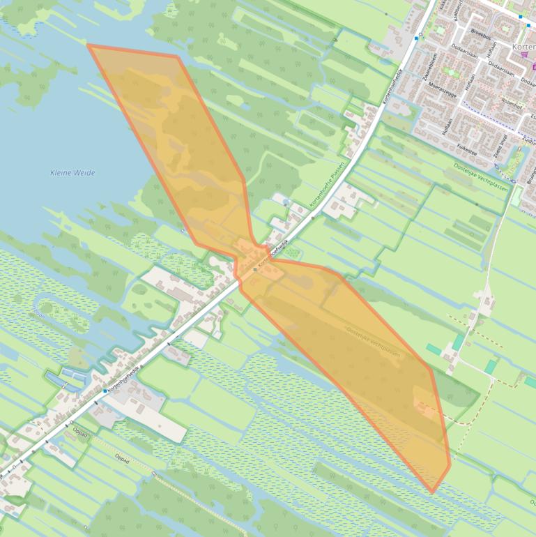 Kaart van postcodegebied 1241LR.