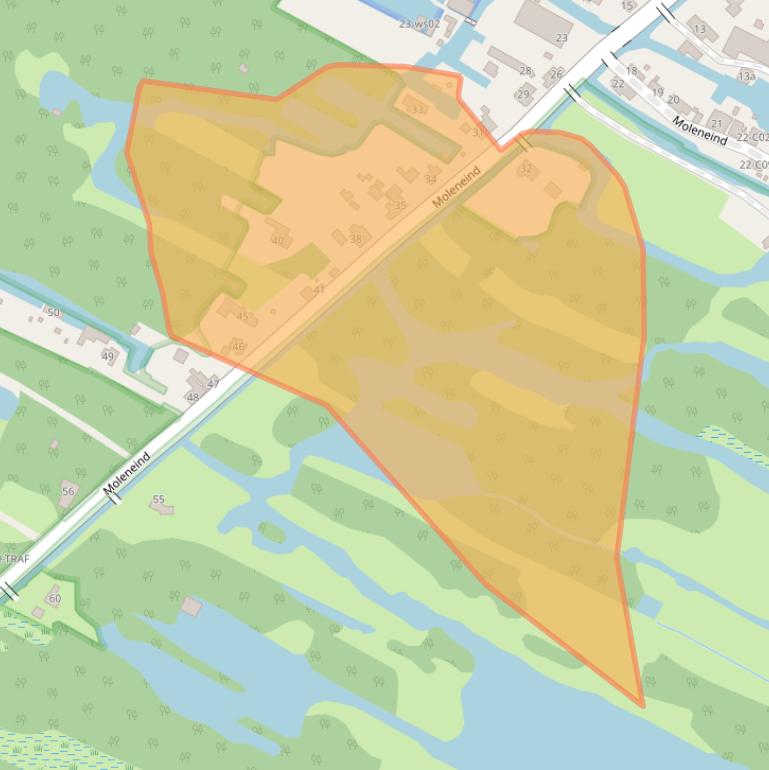 Kaart van postcodegebied 1241NH.