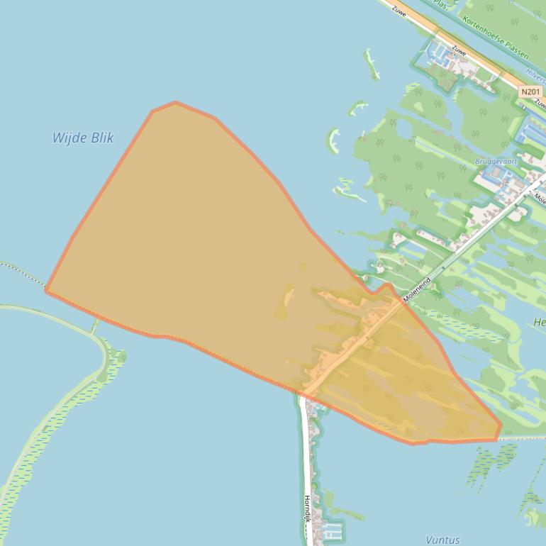 Kaart van postcodegebied 1241NK.