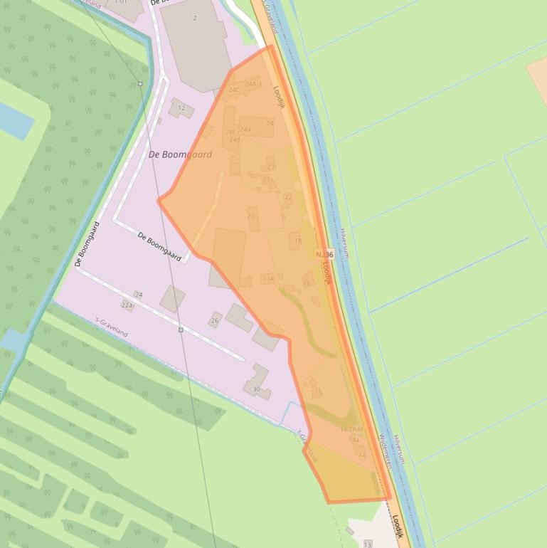 Kaart van postcodegebied 1243JB.