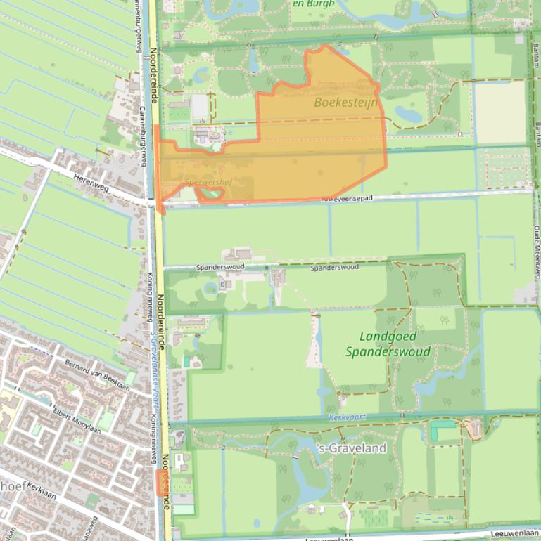 Kaart van postcodegebied 1243JH.