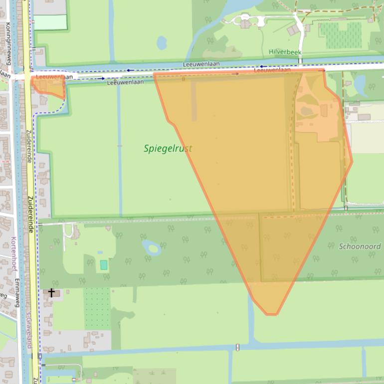 Kaart van postcodegebied 1243KC.