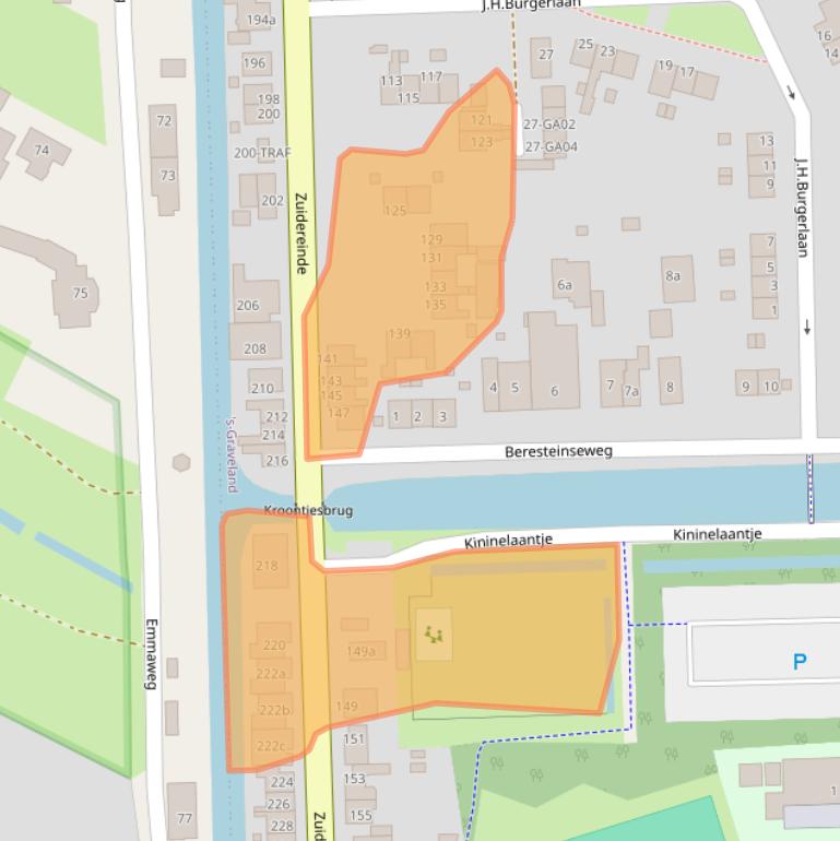 Kaart van postcodegebied 1243KS.