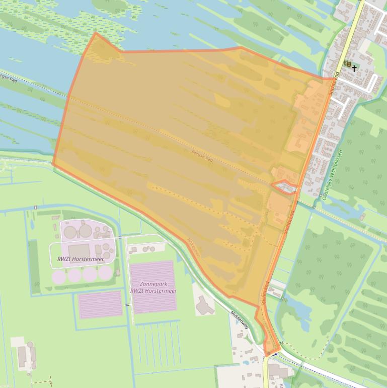 Kaart van postcodegebied 1244PR.