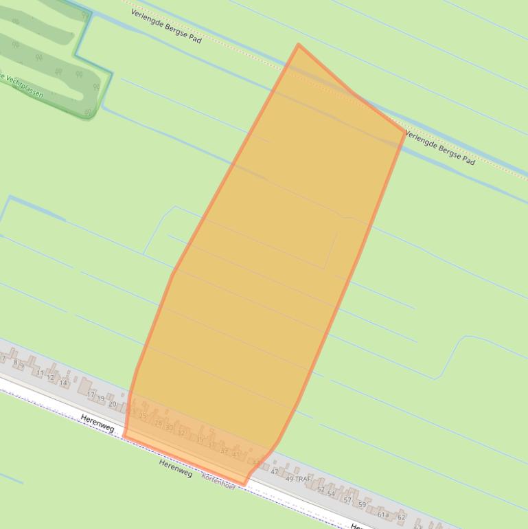 Kaart van postcodegebied 1244PV.