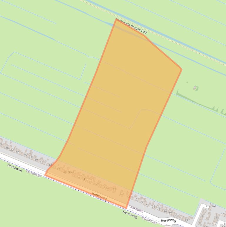 Kaart van postcodegebied 1244PW.