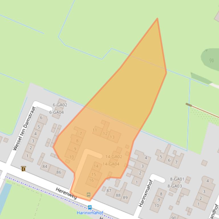 Kaart van postcodegebied 1244RB.