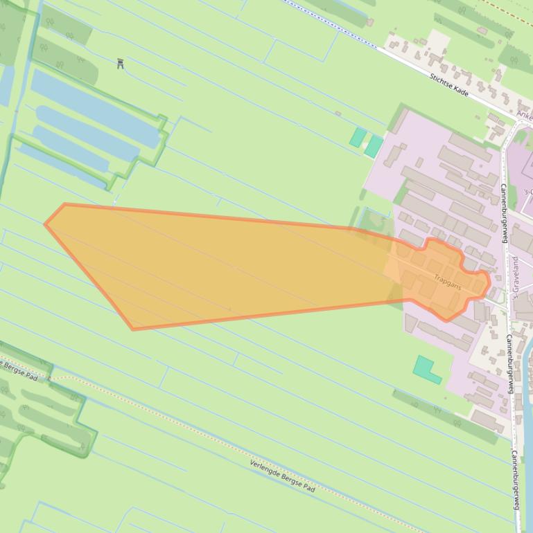 Kaart van postcodegebied 1244RL.