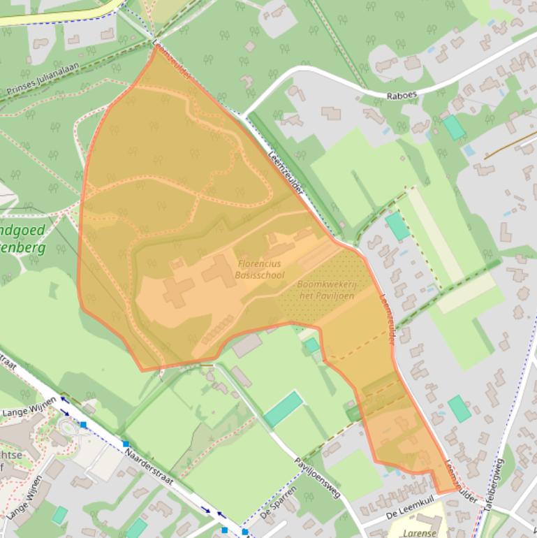 Kaart van postcodegebied 1251AM.