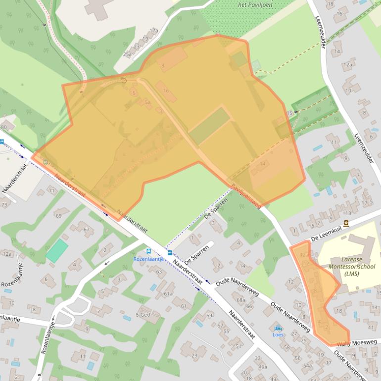 Kaart van postcodegebied 1251AS.