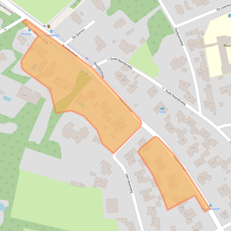 Kaart van postcodegebied 1251BA.