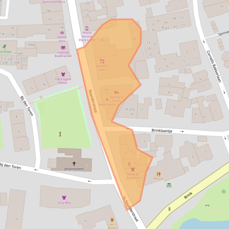 Kaart van postcodegebied 1251BB.