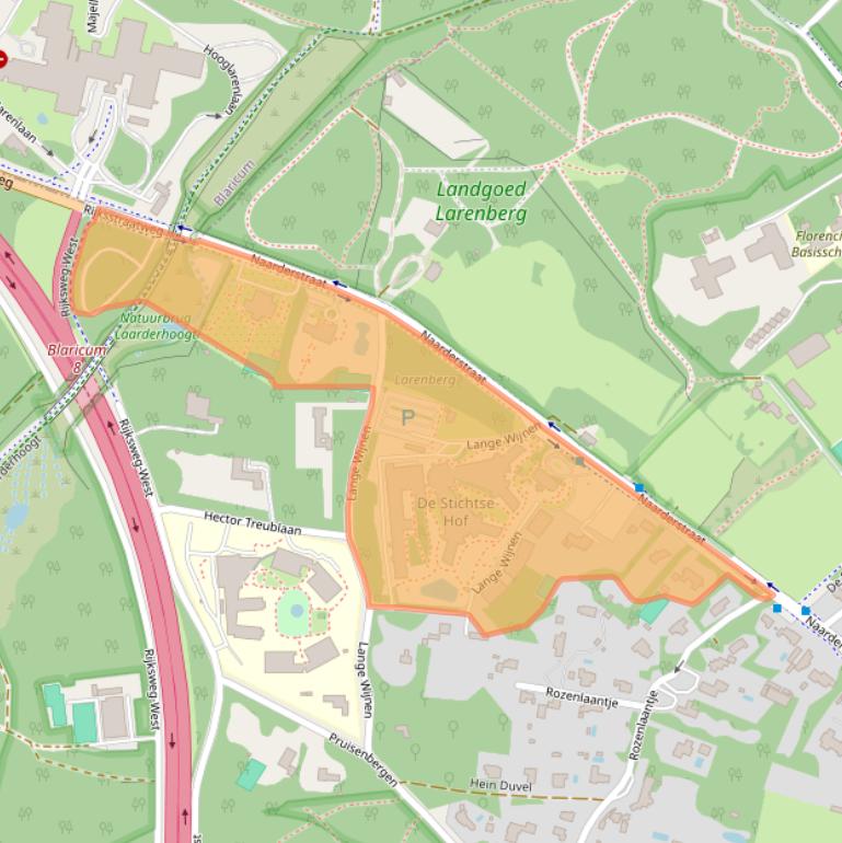 Kaart van postcodegebied 1251BG.