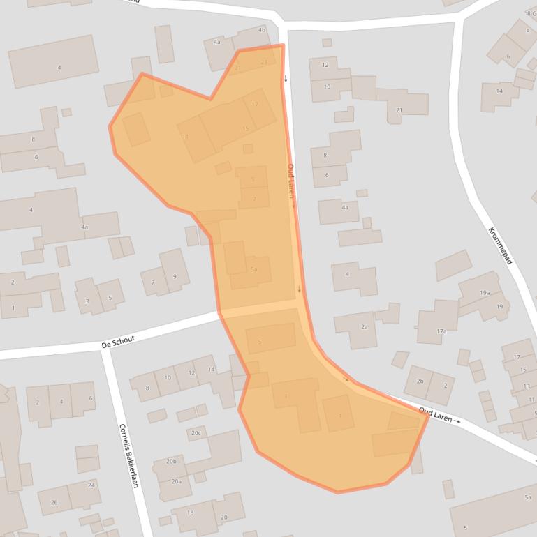 Kaart van postcodegebied 1251BL.