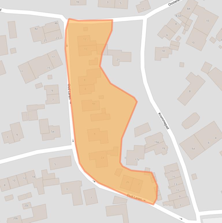 Kaart van postcodegebied 1251BM.