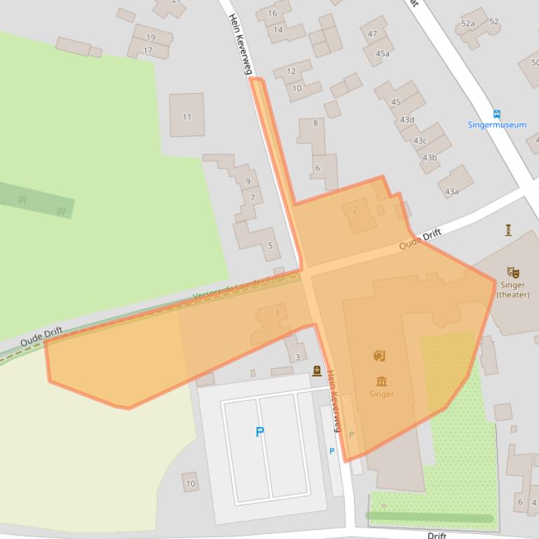 Kaart van postcodegebied 1251BS.