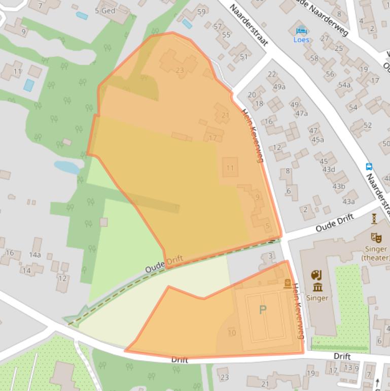 Kaart van postcodegebied 1251BT.