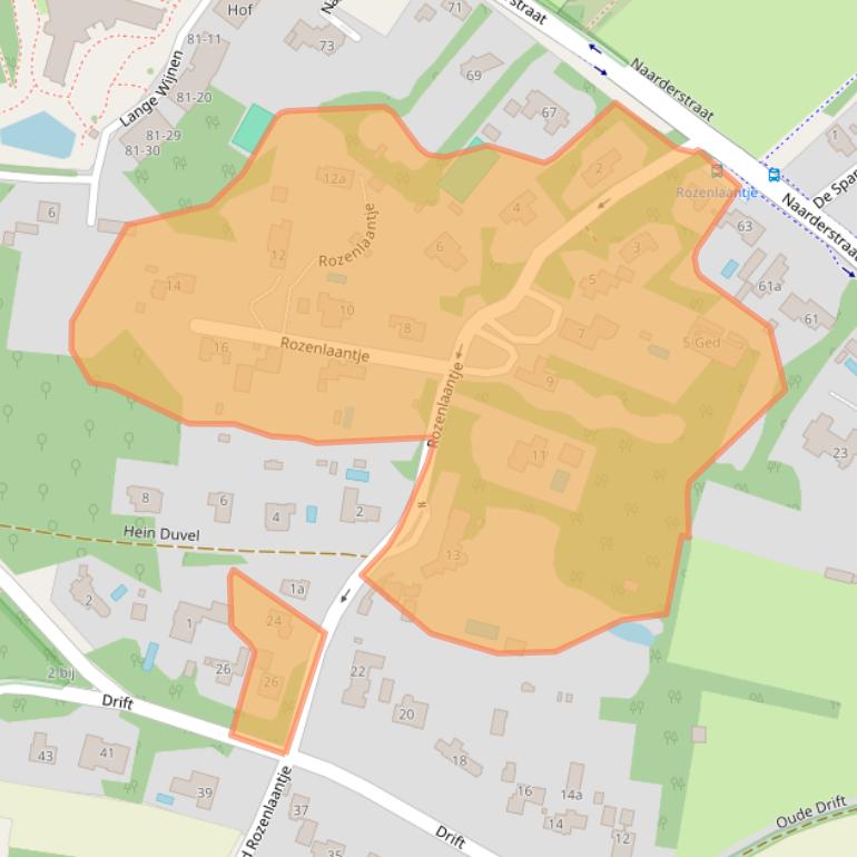 Kaart van postcodegebied 1251BW.