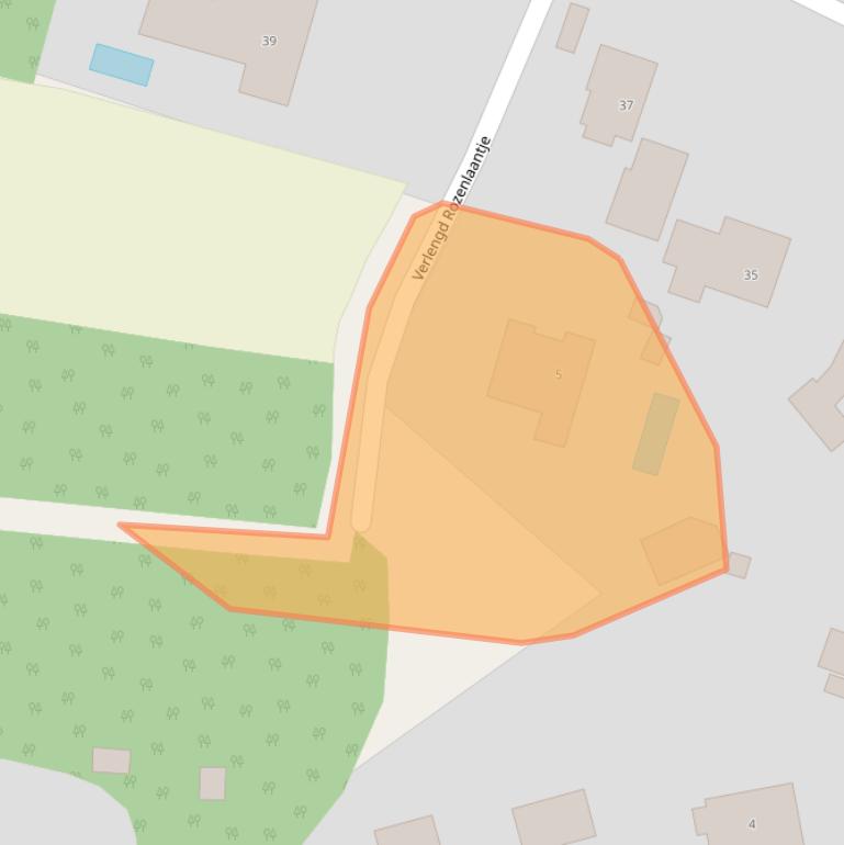 Kaart van postcodegebied 1251BZ.