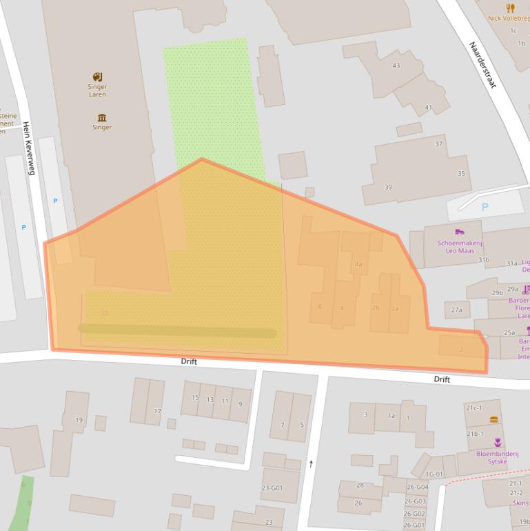 Kaart van postcodegebied 1251CC.