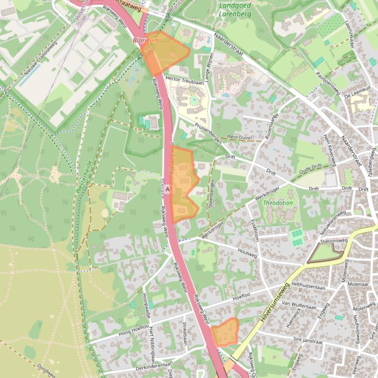 Kaart van postcodegebied 1251CK.