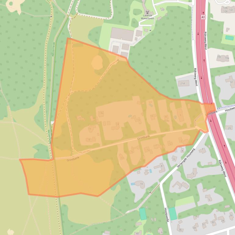 Kaart van postcodegebied 1251EE.