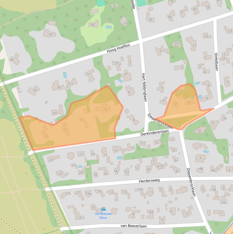 Kaart van postcodegebied 1251EM.