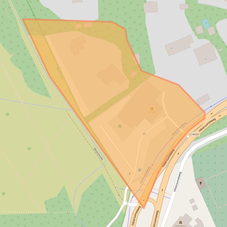 Kaart van postcodegebied 1251ET.