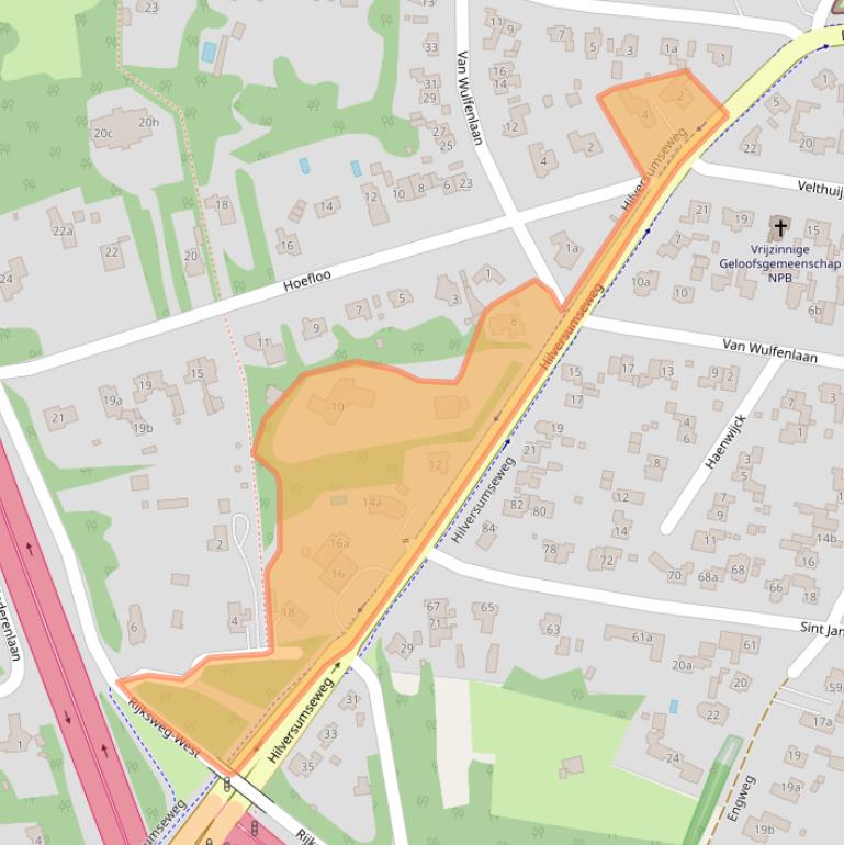 Kaart van postcodegebied 1251EX.