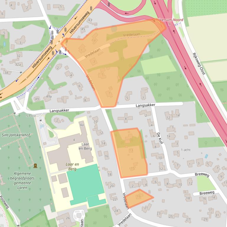 Kaart van postcodegebied 1251GC.