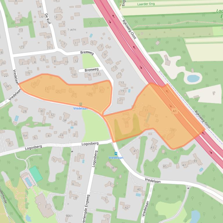 Kaart van postcodegebied 1251GD.