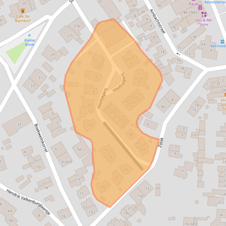 Kaart van postcodegebied 1251GK.