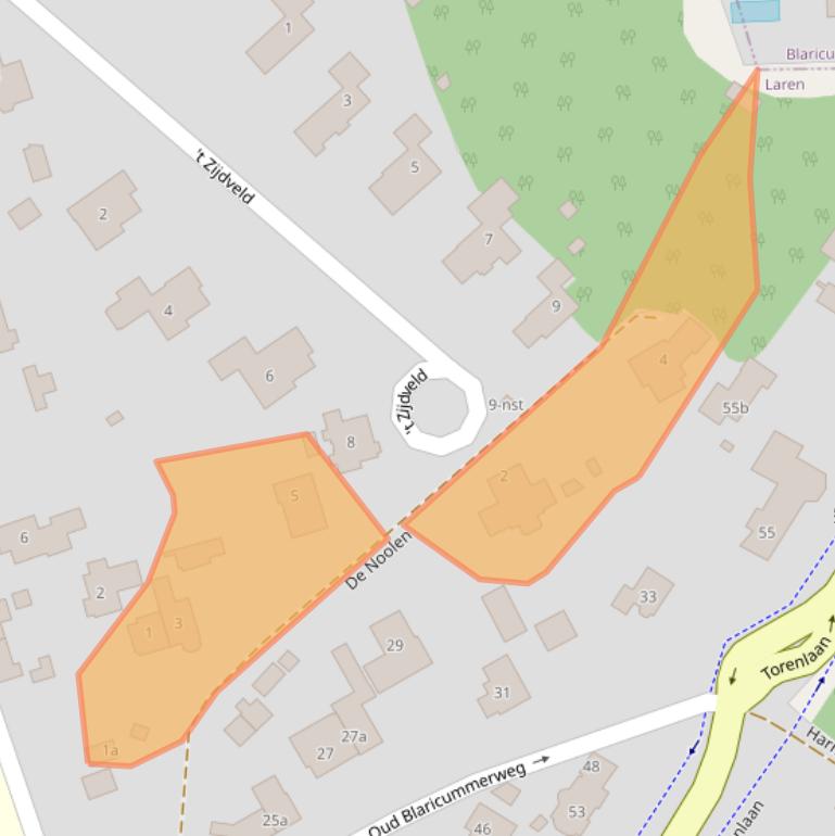 Kaart van postcodegebied 1251GT.