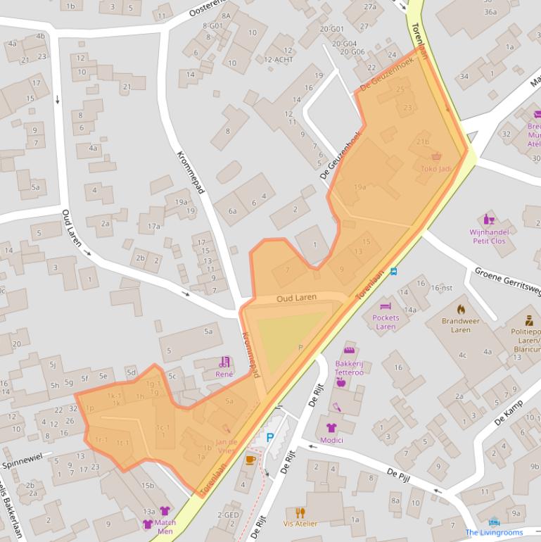 Kaart van postcodegebied 1251HE.